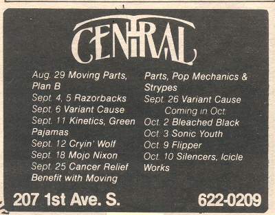 Mojo Nixon Bleached Black Sonic Youth Variant Cause