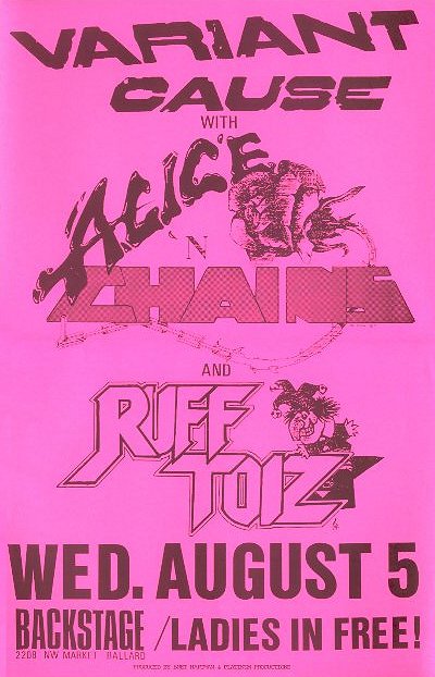 Alice 'N' Chains Alice in Chains Variant Cause Ruff Toiz