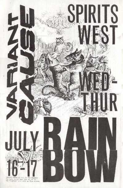 Variant Cause Spirits West Rainbow Tavern